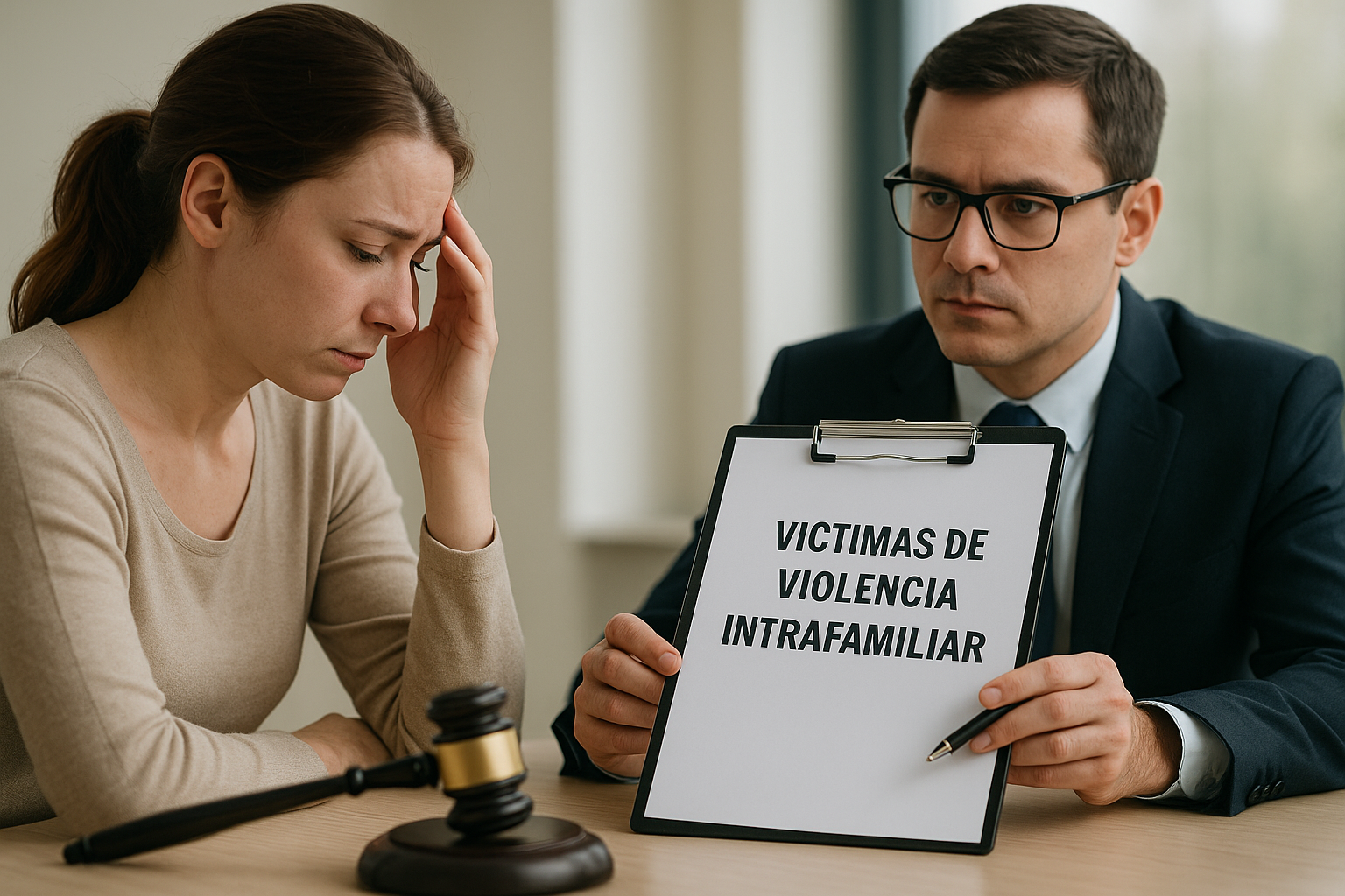 ¿Un bufete puede representar a víctimas de violencia intrafamiliar?